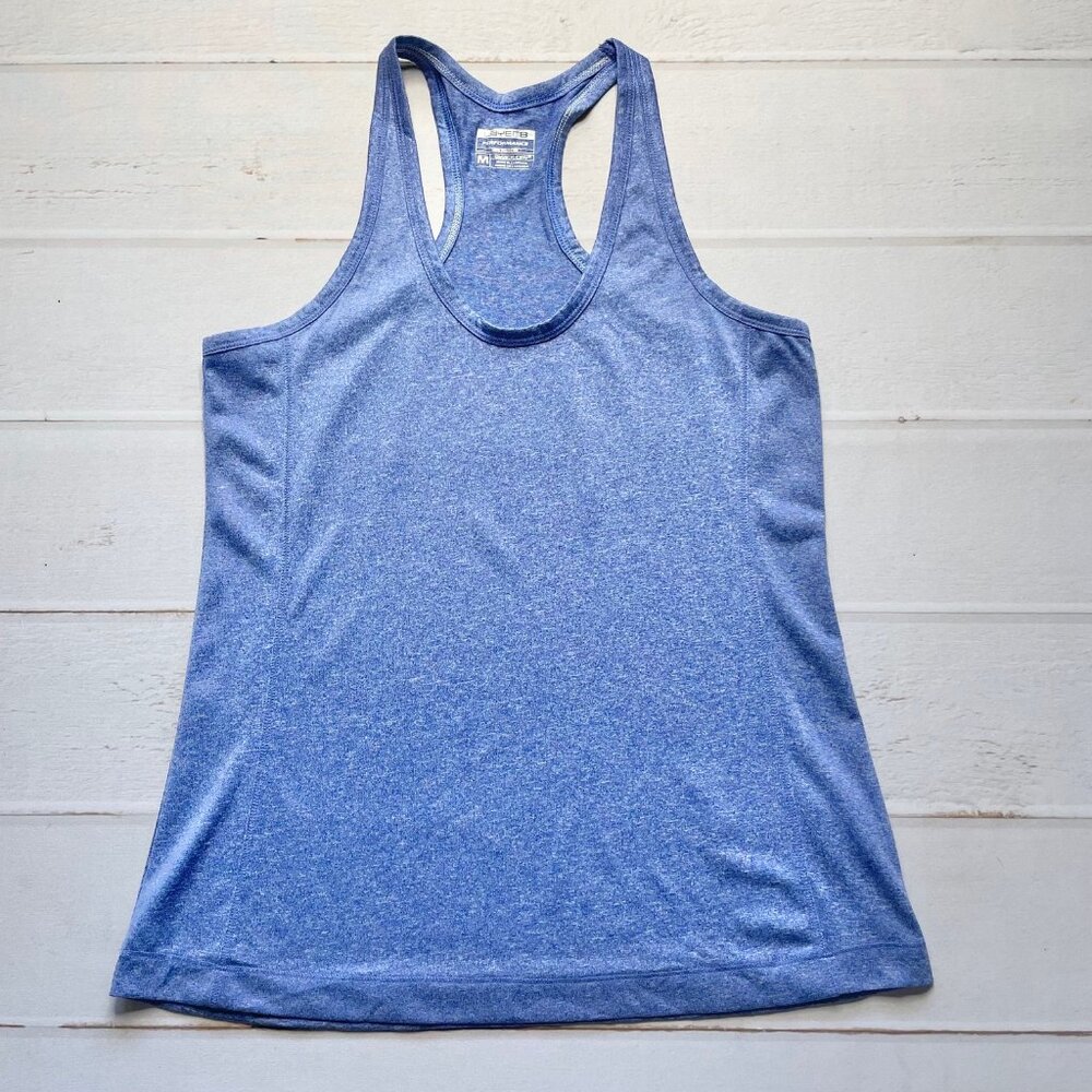 Layer 8 - Women’s Blue Razorback Tank Top - Size Medium